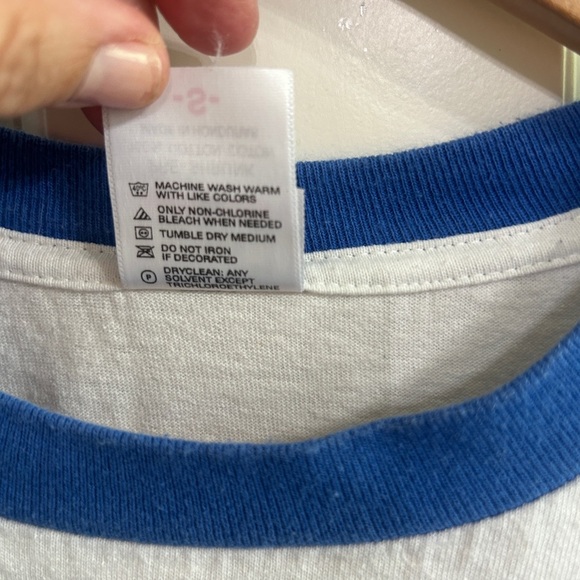 EUC Vintage Chicago Cubs ringer tee size S. Quality cotton Anvil tee. Baseball - Picture 5 of 6